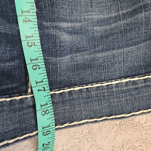 TRUE RELIGION " Emily" Dark Wash Blue Denim Jacket. Size Small - Picture 15 of 15